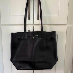 Kate Spade Black Leather Tote